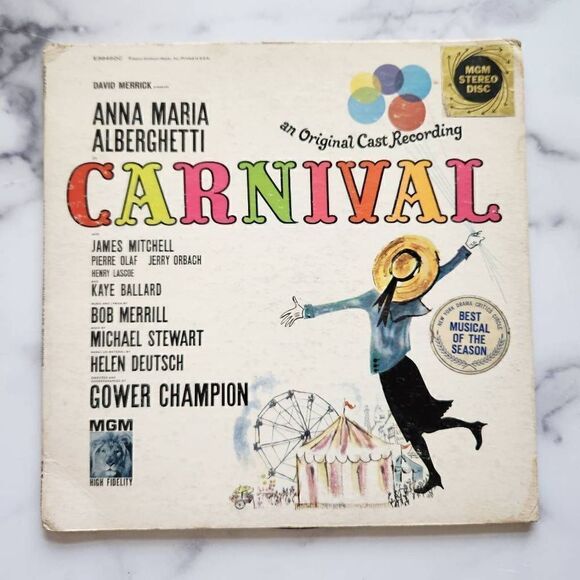 Carnival MGM musical play vinyl record 60s vintage - Picture 1 of 10
